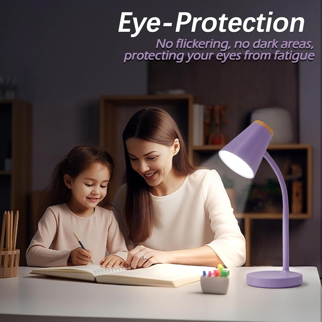 WelcometoEJIAXIN EJIAXIN Desk Lamps for Home Office - Small LED Desk Lamp Touch Dimmable Reading Light for College Dorm Room - Adjustable F…