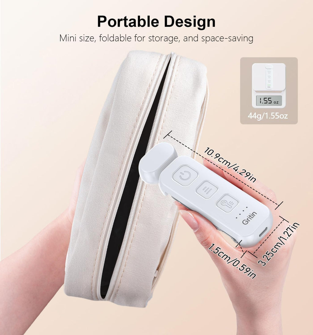 Gritin Reading Light, Rechargeable Book Light for Reading in Bed - Eye Caring 3 Color Temperatures, 5-Level Dimmable Brightness, Long…