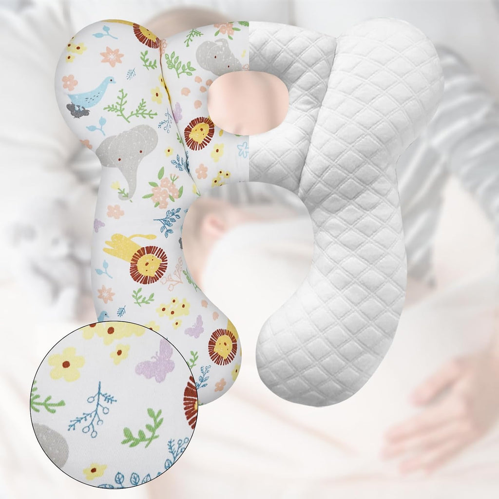 Baby Travel Pillow, Upgrade U-Shape Infant Pillow for Car Seat Pushchair and Stroller, Soft Comfortable Rest Cushion for Kids Newborn and…