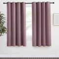 NICETOWN Kitchen Blackout Window Curtain Panel, Dry Rose, 1 Panel, 55 by 68 inches Long, Home Fashion Thermal Insulated Solid Grommet…