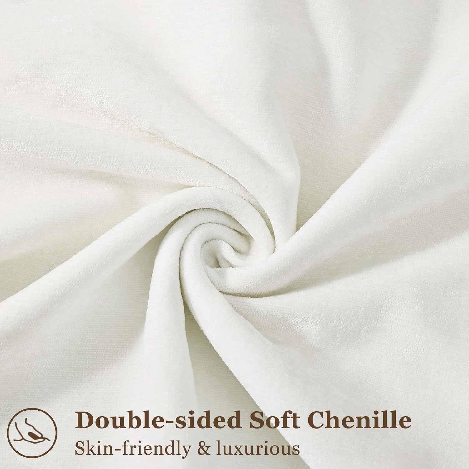 decorUhome Summer Couch Throw Pillow Covers 18x18 Set of 2, Decorative Soft Velvet Modern Cozy Chenille Pillow Cases with Elegant Design fo…