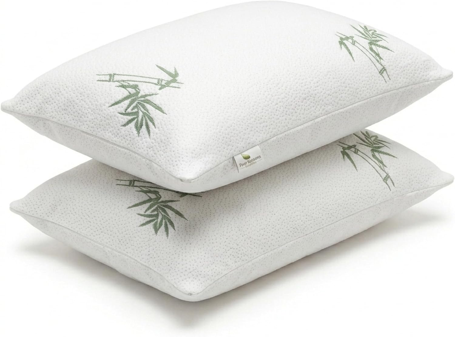 Four Seasons Essentials Standard Size Waterproof Pillow Protectors (Set of 2) - Natural Viscose derived from Bamboo Pillow Covers…