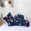 Aimuan Reading Pillow Bed Rest Wedge Backrest Pillow Basketball Football Baseball Navy Rugby Ball Printed Collections with Arms Sitting…