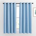 Nicetown Bedroom Blackout Curtain Panels - Home Fashion Window Treatment Ring Top Blackout Draperies and Drapes (52 inches x 63 inches, Set…