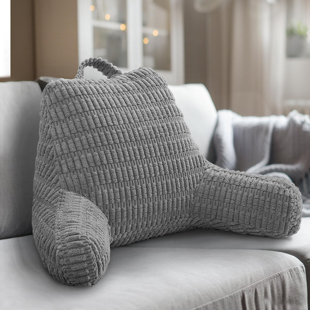 MIJIMO Reading Pillows for Sitting in Bed Adult, Back Rest Pillow for Sitting Up in Bed and Couch, Back Support Chair Pillow Support…