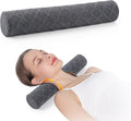 Cozyth 3.1" H Small Cervical Roll Pillow, Medium Soft Memory Foam Neck Round Pillow Cylinder Bolster Pillow for Sleeping, Round Neck Su…