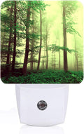 Misty Forest Night Light, Plug-in Nightlights Auto Sensor Night Lamp Dusk to Dawn Lamp Home Decor for Nursery Children Girls Boys