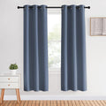 NICETOWN Blackout Curtains for Bedroom, Stone Blue, 34" Wide by 70" Long, Home Decoration Thermal Insulated Noise Reducing Curtains &…