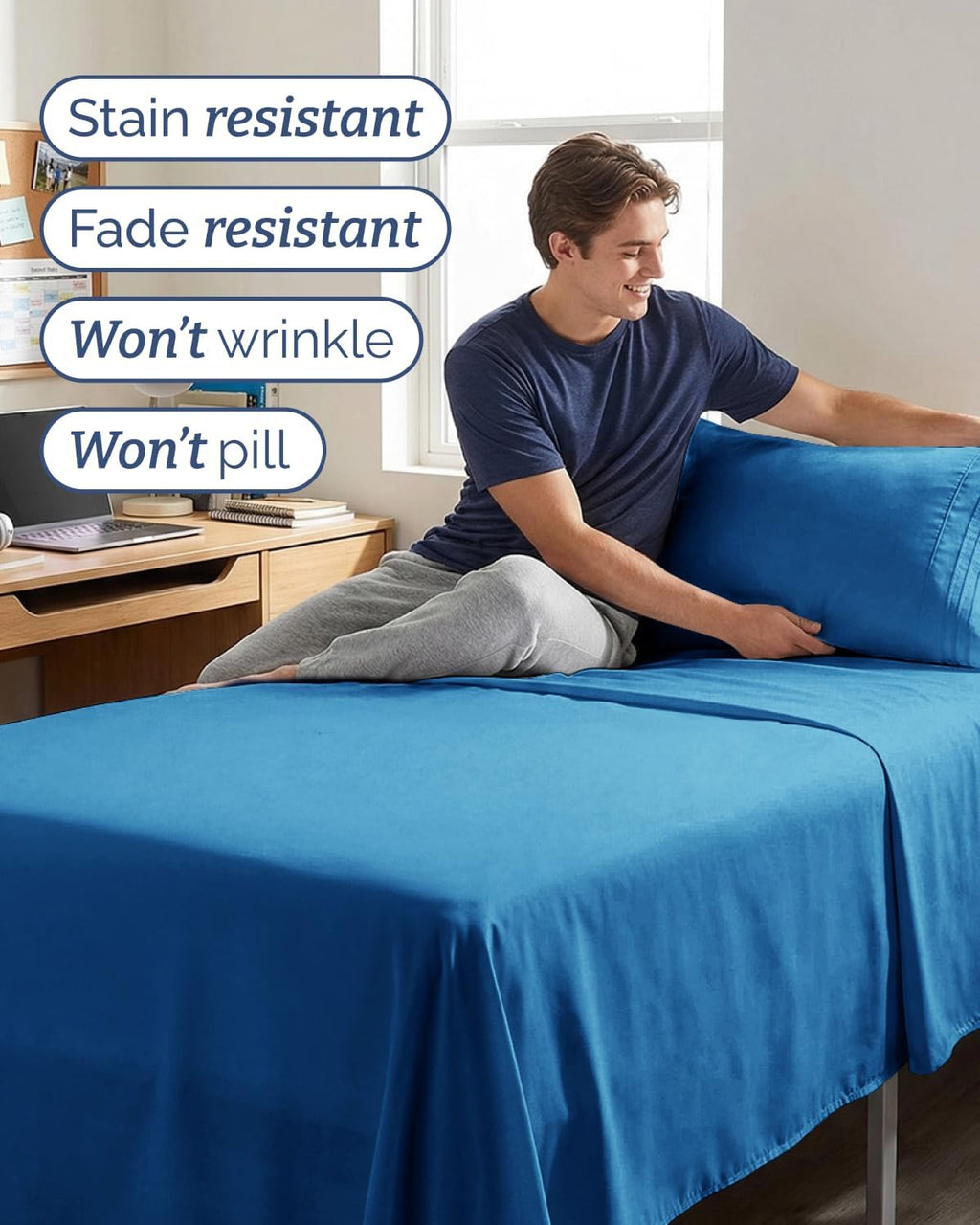 Twin XL Size 3 Piece Sheet Set - Comfy Breathable & Cooling Sheets - Hotel Luxury Bed Sheets for Women & Men - Deep Pockets, Easy-Fit…