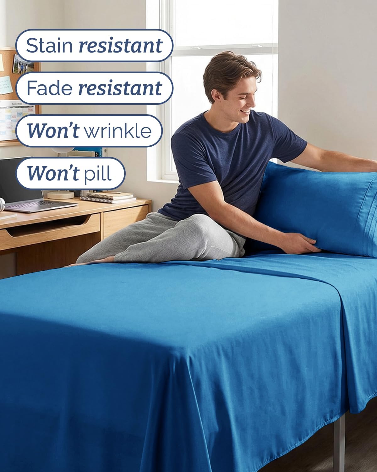 Twin XL Size 3 Piece Sheet Set - Comfy Breathable & Cooling Sheets - Hotel Luxury Bed Sheets for Women & Men - Deep Pockets, Easy-Fit…