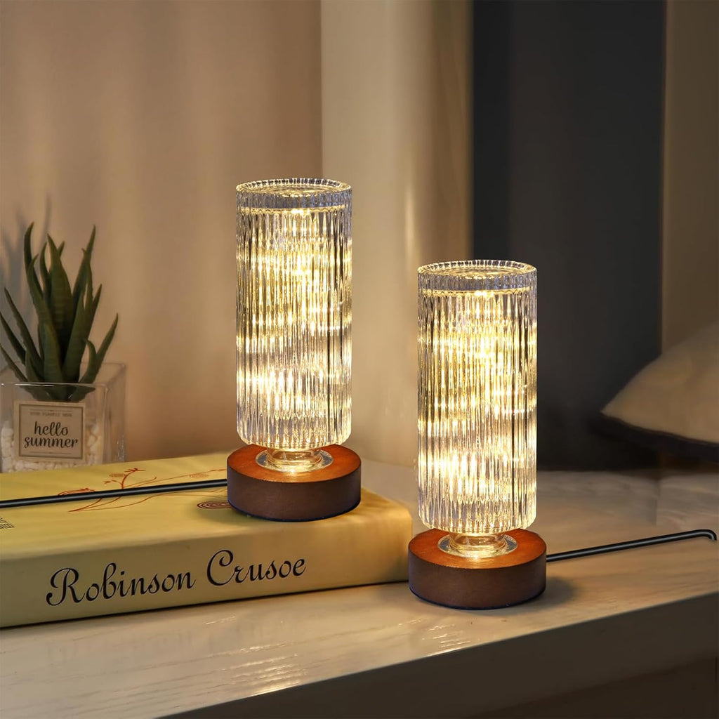 Small Nightlight for Bedroom - Bedside Table Lamps for Nightstand, LED Dimmable Night Light, Sleep Lights, Mini Nightlights for Kids Room…