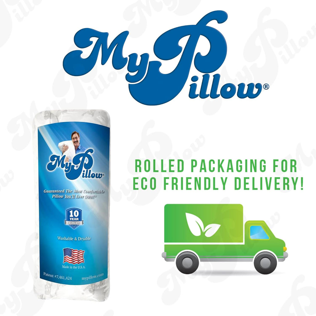 MyPillow Bedding Bed Pillows for Sleeping Queen Size, Perfect for Back, Stomach or Side Sleepers - My Pillow Classic Pillow [Queen, Medium]…