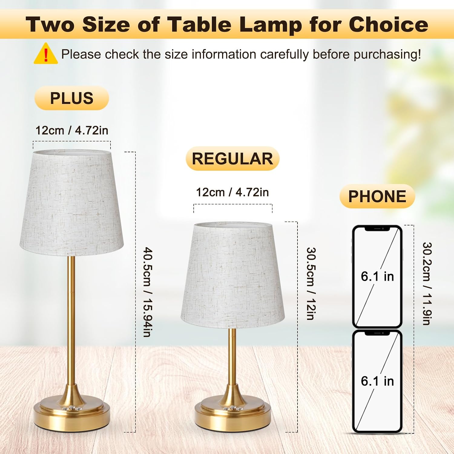 Wowag Cordless Table Lamp Rechargeable,5000mAh Battery Operated Desk Lamp,3 Colors & 7 RGB Stepless Dimmable, Touch Control Ambient Light…