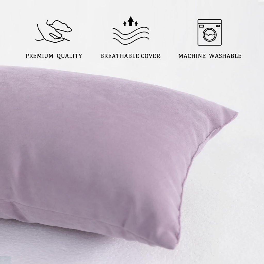 BEDSUM Tiny Pillows, 11x7 Mini Microfiber Small Pillow for Neck and Lumbar Support - Machine Washable Cushion for Office Desk…