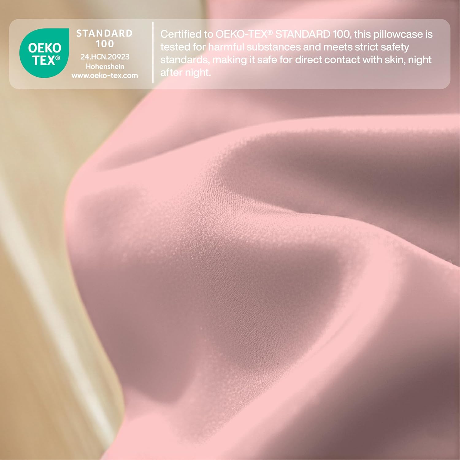 Queensbay Standard Pillow Cases Set of 2, Microfiber Cooling Pillowcases, Soft Breathable Envelope Closure Pillow Covers, Wrinkle Free Easy…