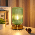 LightRound Cordless Table Lamp for Bedroom, 7500mAh Rechargeable Battery Operated Lamp, Modern Touch Dimmable Wireless Lamp Gold Base…