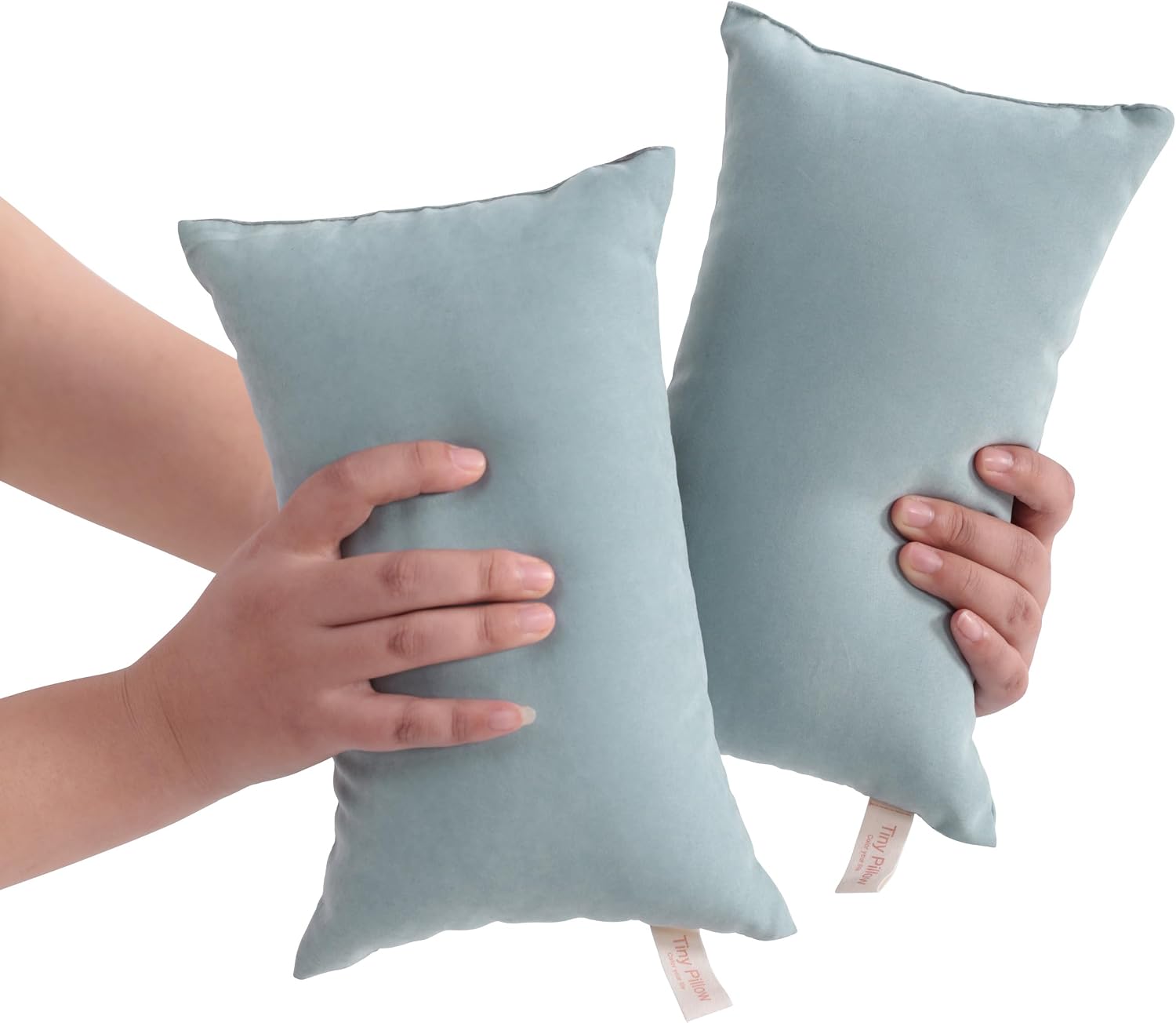 BEDSUM Tiny Pillows, 11x7 Mini Microfiber Small Pillow for Neck and Lumbar Support - Machine Washable Cushion for Office Desk…