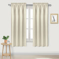 Dwcn Blackout Curtains for Bedroom – Rod Pocket Thermal Insulated Noise Reducing Noise Reducing Drapes for Living Room, W 38 x L 63 Inch, 2…