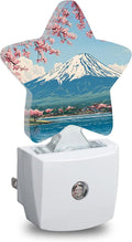 Mount Fuji Star Night Light Plug in, Soft Glow Night Light for Kids Bedroom Nursery, Gentle Warm Light for Sleep, Compact Lamp for…