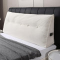 ZTVZTV Wedge Headboard Pillow for Bed, Full Dorm Headboard Support for Sitting Up Reading, Relaxing, Removable Washable Corduroy Cov…