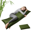 MR&HM Cooling Body Pillow Case 20"x54", Body Pillow Cover for Hot Sleepers, Breathable & Moisture Wicking, Soft Envelope Long Pillowca…