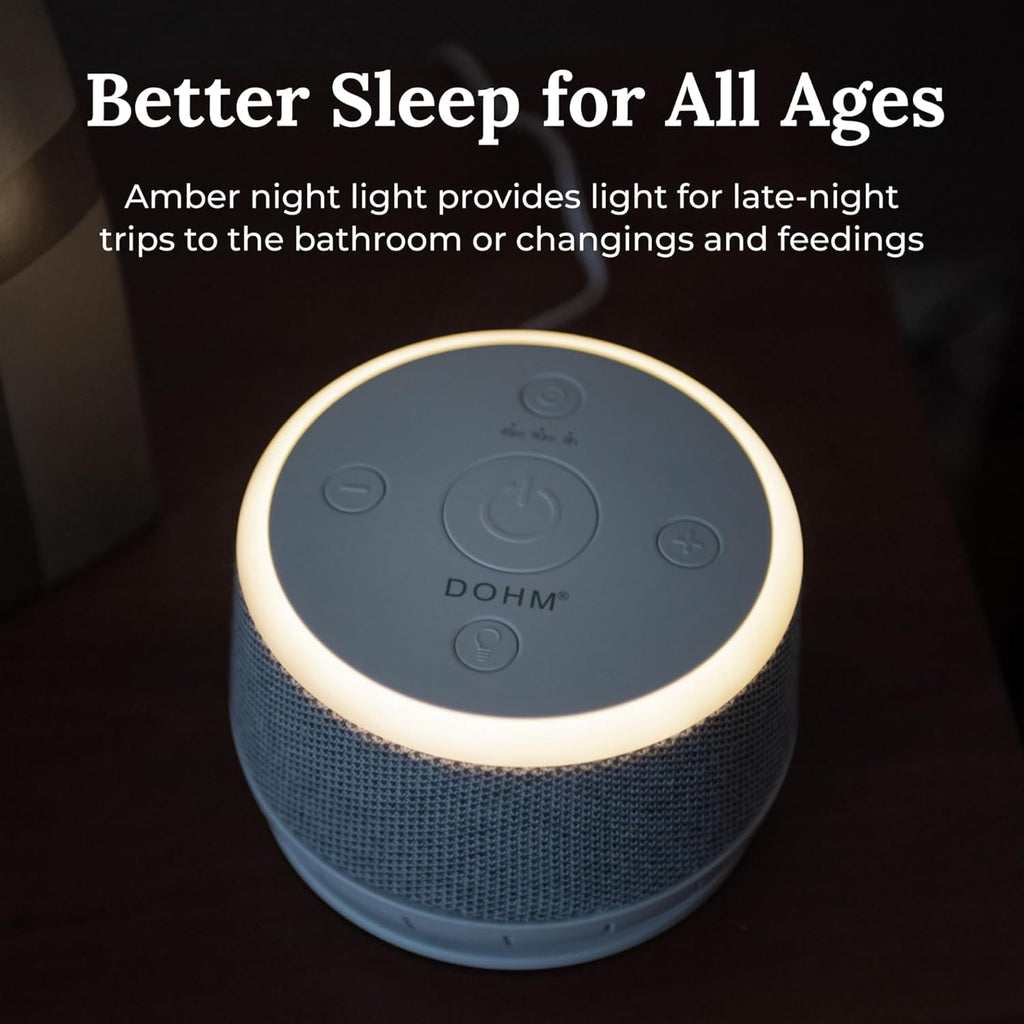 Yogasleep Dohm Nova White Noise Sound Machine, Better Sleep for Babies & Adults. Includes Night Light, 10 Fan Speeds & Calming Pink Noise f…