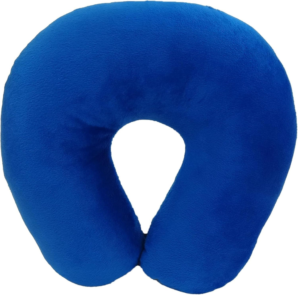 WorldsBest Wolf Essentials Adult Cozy Soft Microfiber Neck Pillow for Travel – Compact, Machine Washable - Perfect for Airplane, Car, or Ho…