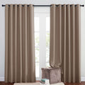 Nicetown Insulated Blackout Curtains and Drapes - Energy Saving Thermal Insulated Solid Grommet Blackout Draperies for Sliding Glass Door/P…