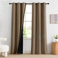NICETOWN 100% Blackout Curtains for Bedroom 84 inch Long Thermal Insulated Blackout Curtains for Living Room, Energy Saving Grommet…