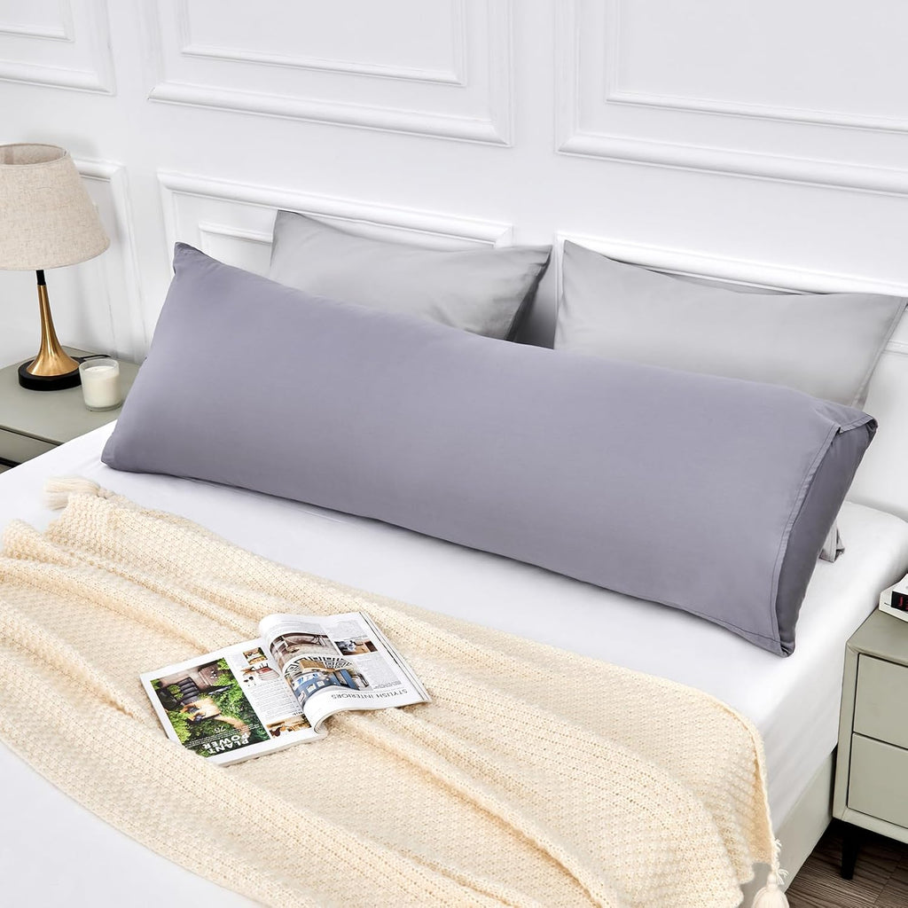 Warmstar Cotton Body Pillow Cover 1 Pack, 600 Thread Count Body Pillow case 20"x54", Long Body Pillow Case Cover Soft Breathable with…