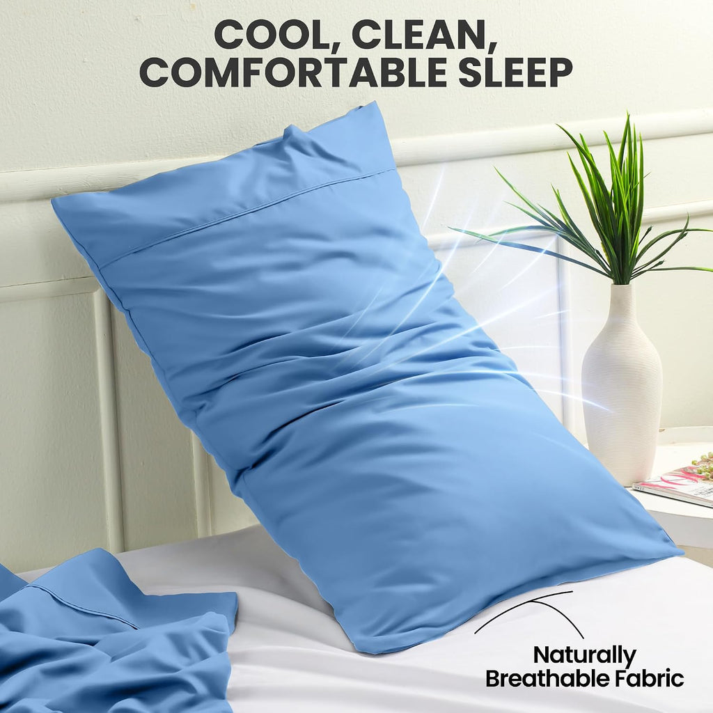 Utopiabedding Utopia Bedding Pillow Cases Standard Size 2-Pack – Soft Brushed Microfiber – Envelope Closure – Perfect for Hospitals, Hotels…