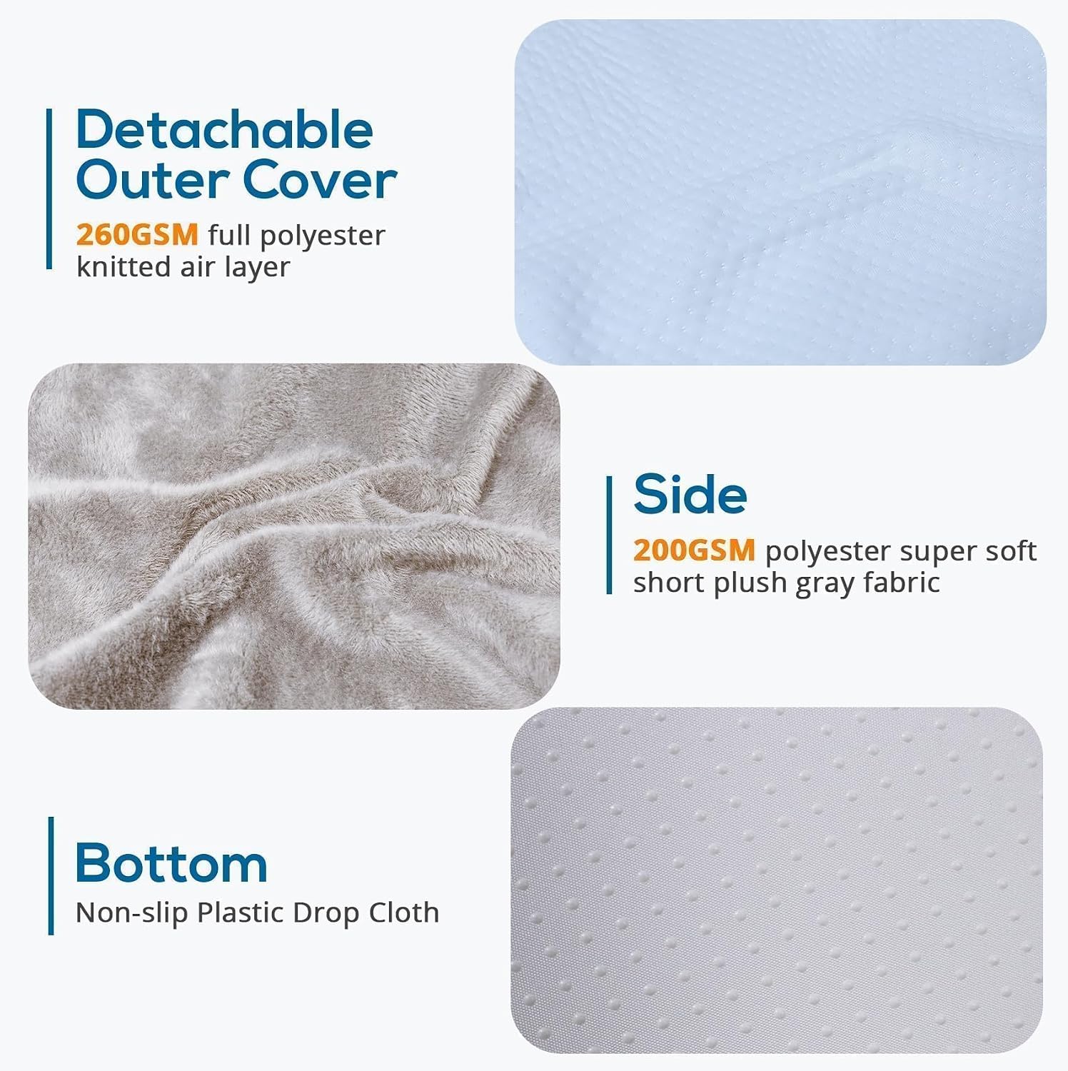 Sasttie Wedge Pillow, 12 Inch Memory Foam Bed Wedge Pillow for Sleeping, Acid Reflux, Back Pain, Post Surgery, and Snoring, Designed with W…