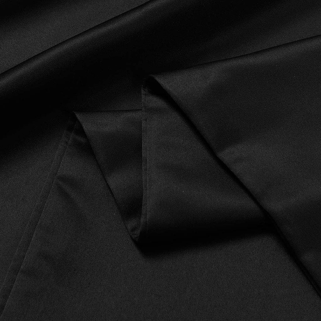 uxcell Body Pillow Cover 20x60 Inch Black Silky Satin Body Pillowcases for Hair and Skin Luxury Cooling Soft Smooth Washable