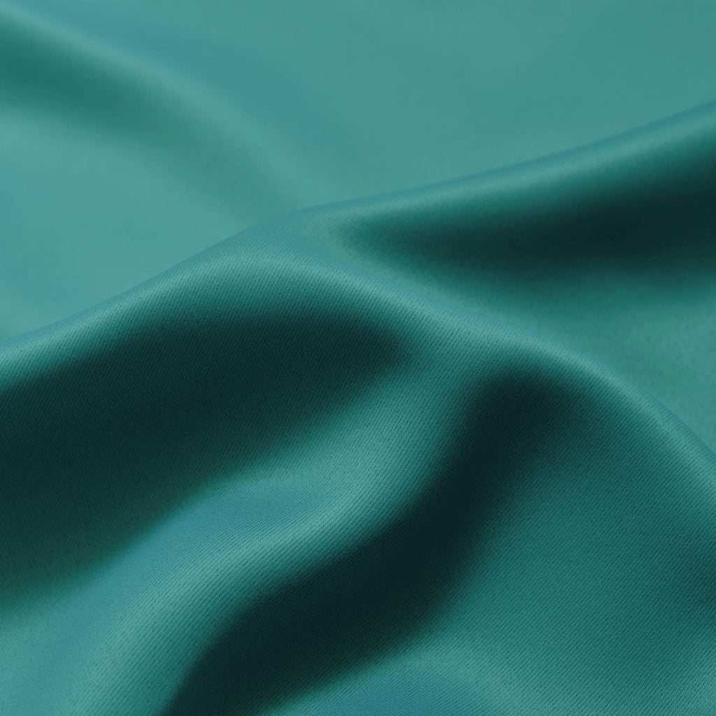 Yakamok Teal and Greyish White Ombre Curtains 63 Inch Length, Light Blocking Gradient Color Curtains, Room Darkening Thermal Insulated Grom…