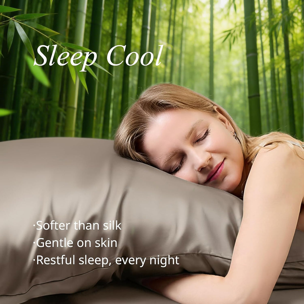 Krimano King Pillow Cases, Derived from Bamboo Viscose, Cooling Pillowcases, Breathable & Wicking Pillow Covers for Hot Sleepers, Envelope…