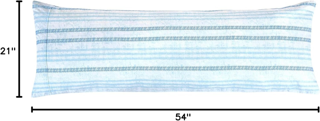 Elegantcomfort Elegant Comfort Ultra Soft 1-Piece Set Striped Print Pillowcases - 1500 Hotel Quality Microfiber, Soft and Smooth Hidden Zip…