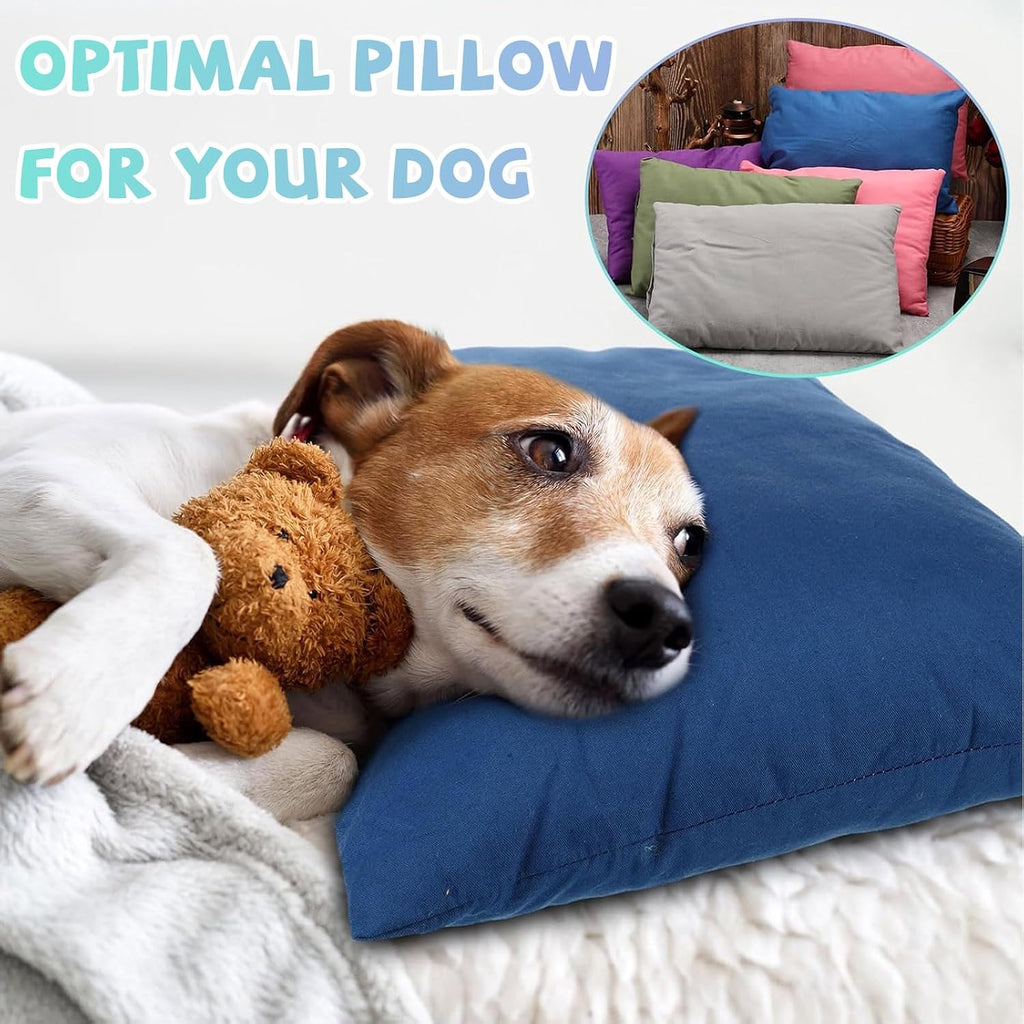 Kigley 6 Pack Mini Pillows for Daycare 9.1 x 13.8'' Small Travel Pillow Bulk Soft Breathable Cotton Pillow for Nap Travel Pet Neck Lumbar…