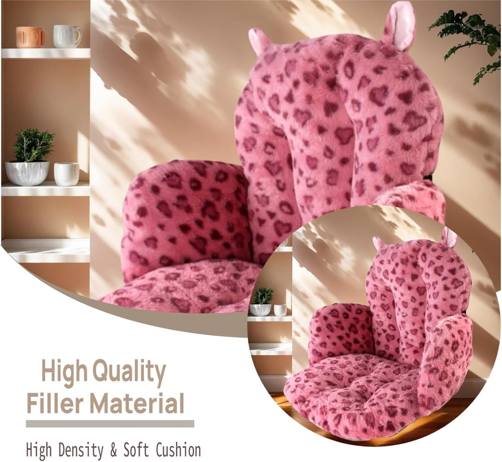 DOBUONO Comfy Office Chair Cushion: 17.5" L x 17.5" W x 18" H Cute Seat Cushion Kawaii Cushion for Gaming Chair with Backrest Non-Slip…