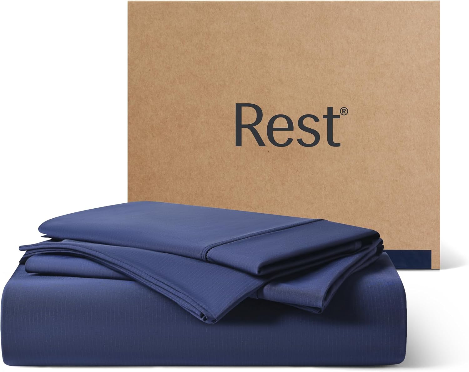 Rest ® Evercool®+ Starter Sheet Sets, Twin XL Size, Blue, Breathable Bed Sheet for Hot Sleeper and Night Sweats, with Pillowcases, Ionic+ S…
