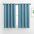 Nicetown Blackout Curtains 54 Long - Window Treatment Thermal Insulated Solid Grommet Blackout Curtains/Panels/Drapes for Bedroom (Set of 2…
