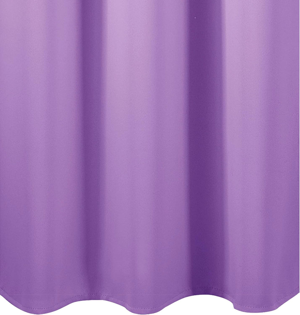 Lemomo Blackout Curtains 38 x 54 inch/Lavender Curtains Set of 2 Panels/Thermal Insulated Room Darkening Bedroom Curtains 54 inch silver