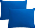 FLXXIE Pillow Cases Standard Size, Soft Microfiber Pillow Covers with Envelope Closure, Wrinkle, Stain Resistant Pillowcases, 2 Piece…