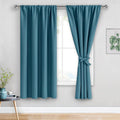 Jiuzhen Blackout Curtains for Bedroom/Living Room - Thermal Insulated Room Darkening Rod Pocket Curtains for Living Room, Set of 2 Panels w…
