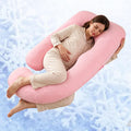 ALLOPERA Pregnancy Pillow, Full Body 57 Inch Maternity Pillow with Removable Washable Cover - Sleep Support for Legs, Back, Neck…