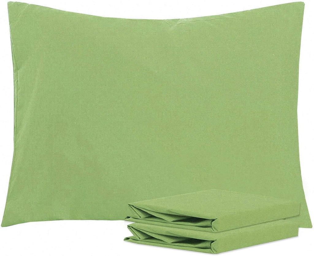 Ntbay Standard Pillowcase Set - 2 Pack Brushed Microfiber 20x26 Pillowcases - Soft, Wrinkle-Free, Fade-Resistant, Stain-Resistant, Sage Gre…