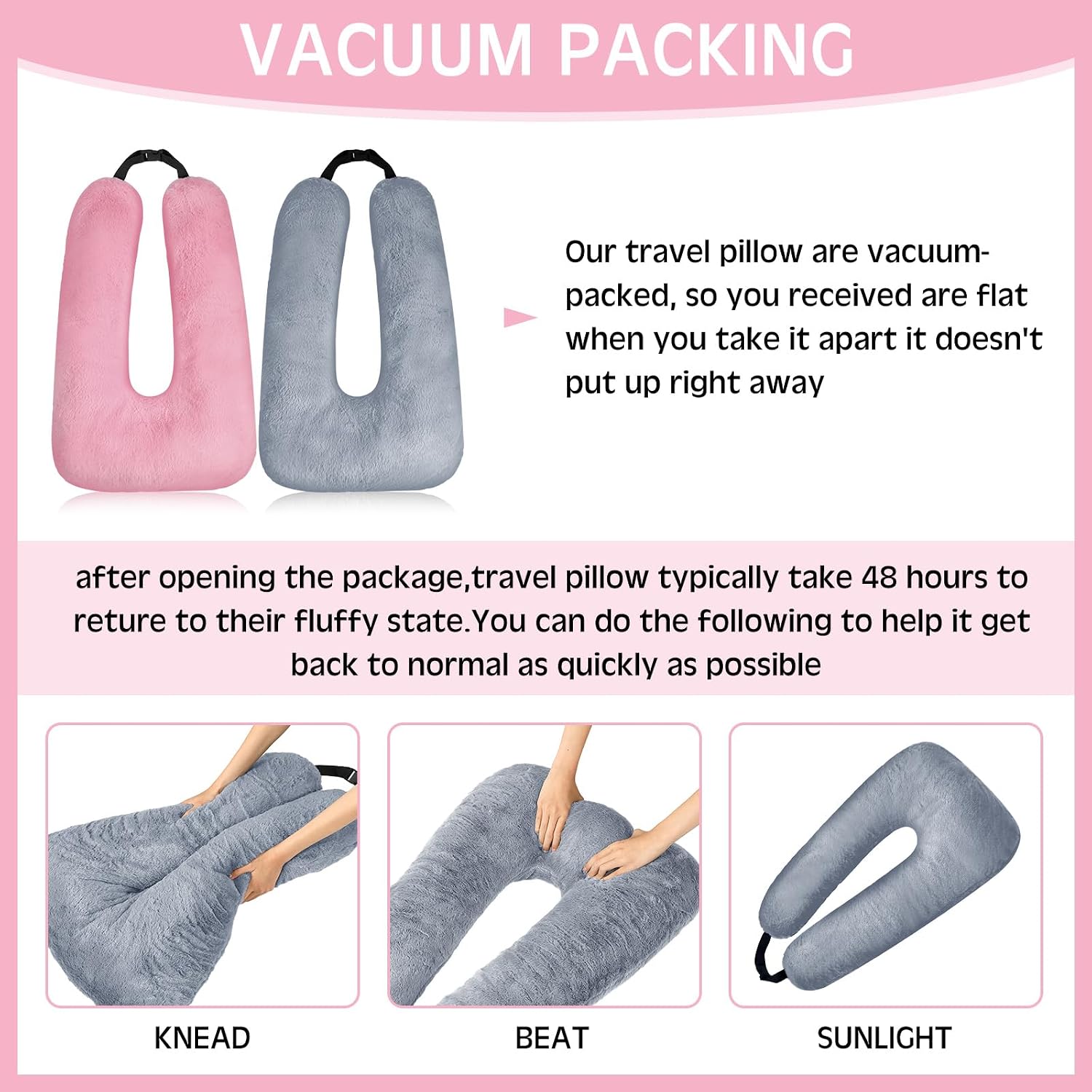 home Barydat 2 Pcs Car Travel Pillow for the Back Seat 28 x 18 in Sleeping Reading Pillows for Long Distance Travel Car Cushion for Kids Ad…