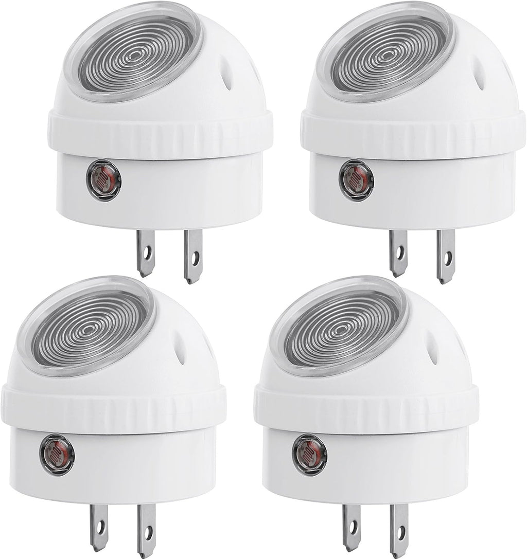 DEWENWILS Plug in Night Lights into Wall, Dusk to Dawn Sensor, 360° Rotating, Directional LED Nightlights for Kids, Nursy, Hallway…