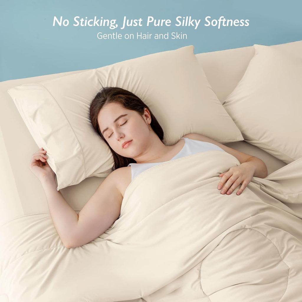 Breescape Cooling Pillow Cases Standard/Queen Size - BlendTekTM Dry & Cool Technology for Hot Sleepers and Night Sweats, Soft & Smooth Pillo…