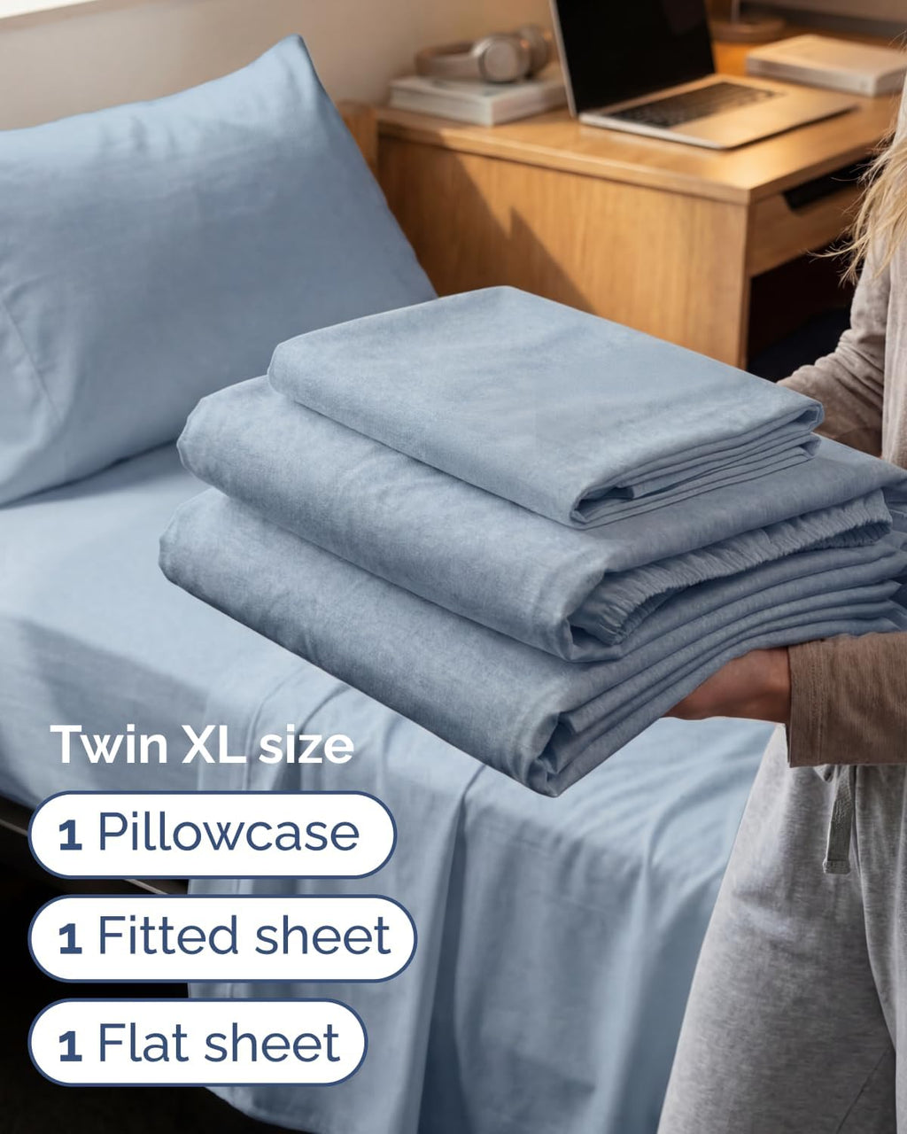 Twin XL Size 3 Piece Sheet Set - Comfy Breathable & Cooling Sheets - Hotel Luxury Bed Sheets for Women & Men - Deep Pockets, Easy-Fit…