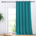 NICETOWN Window Blackout Curtain Panel for Living Room, Peacock Teal, 1 Panel, 70 x 95 inch, Thermal Insulated Blackout Drape/Drapery for…